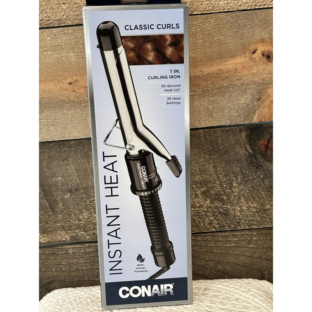 Conair Instant Heat 1-Inch Curling Iron, 1" barrel produces classic curls